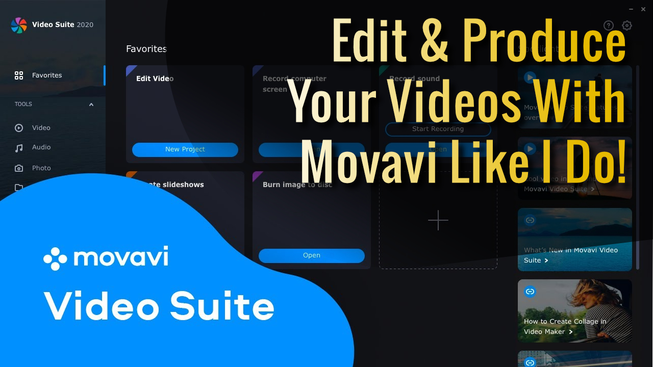 LEARN HOW TO Edit & Produce Your Videos With Movavi Like I Do! by Bart Smith, MTC Founder